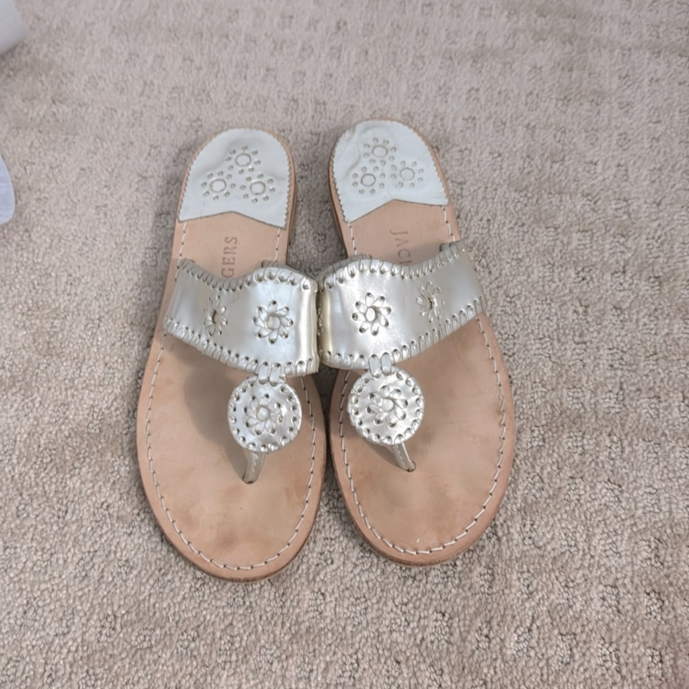 Jack Rogers platinum Navajo